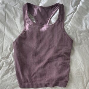 Lululemon ebb to street crop tank size 6